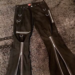 TRIPP Goth pants, black, size 1, new without tags. See pics for more details!